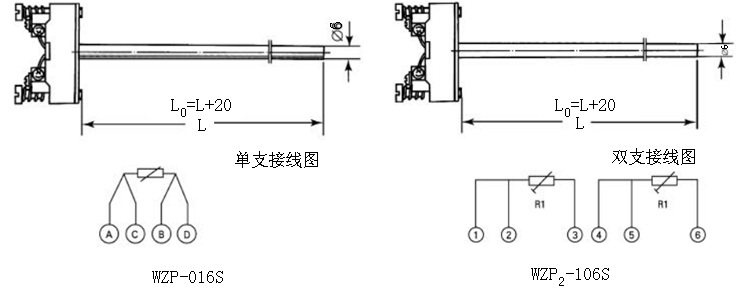 端面铂电阻元件